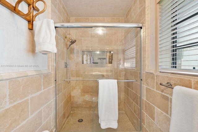 full bath featuring a stall shower