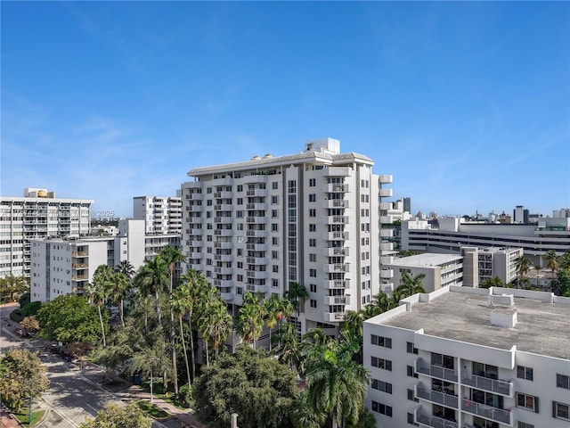 view of property with a view of city