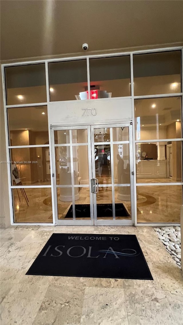 view of entrance to property