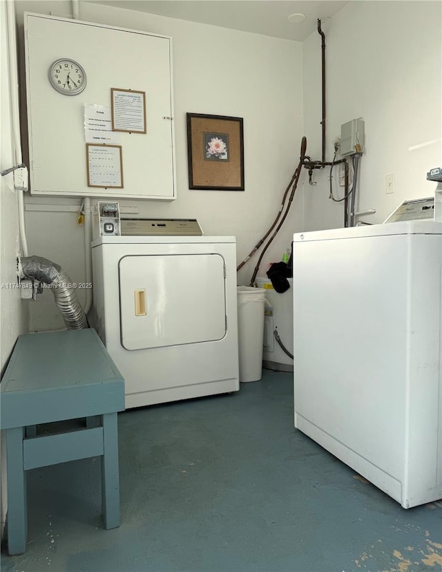 washroom featuring washer / clothes dryer