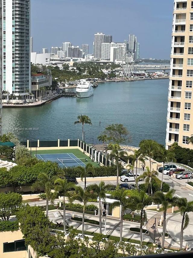 property view of water