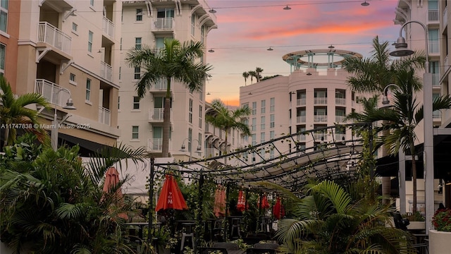 7270 SW 88th St Unit B308, Miami, FL 33156 - property at dusk with a view of apartment building / complex