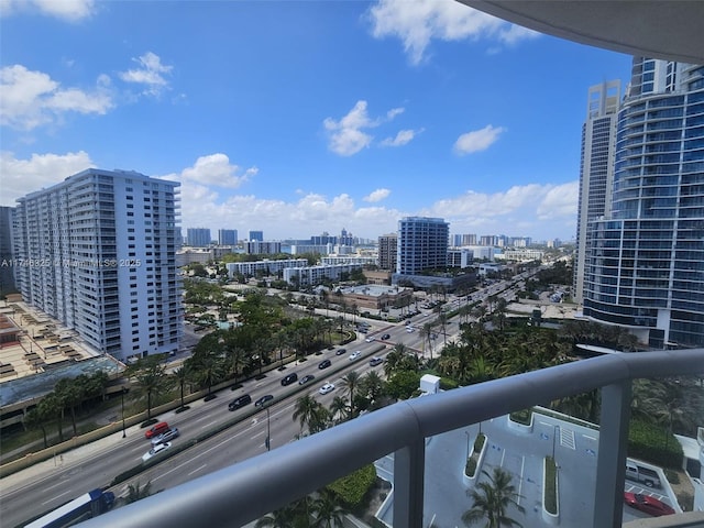 17315 Collins Ave Unit 1506, Sunny Isles Beach, FL 33160 - balcony with a view of city