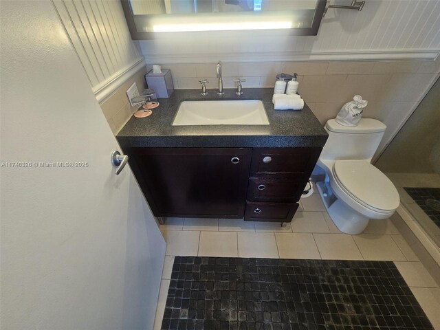 17315 Collins Ave Unit 2306, Sunny Isles Beach, FL 33160 - bathroom featuring vanity, toilet, and a shower
