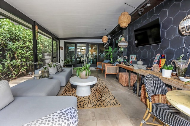 1301 Adams St, Hollywood, FL 33019 - interior space featuring an outdoor hangout area