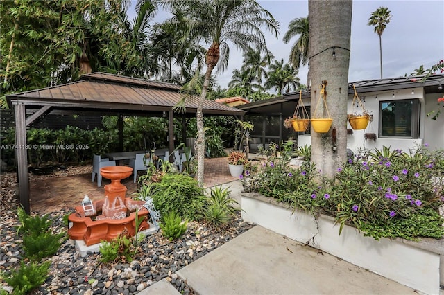 1301 Adams St, Hollywood, FL 33019 - exterior space featuring a gazebo