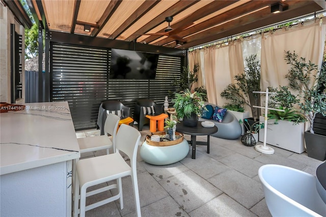 1301 Adams St, Hollywood, FL 33019 - view of patio / terrace