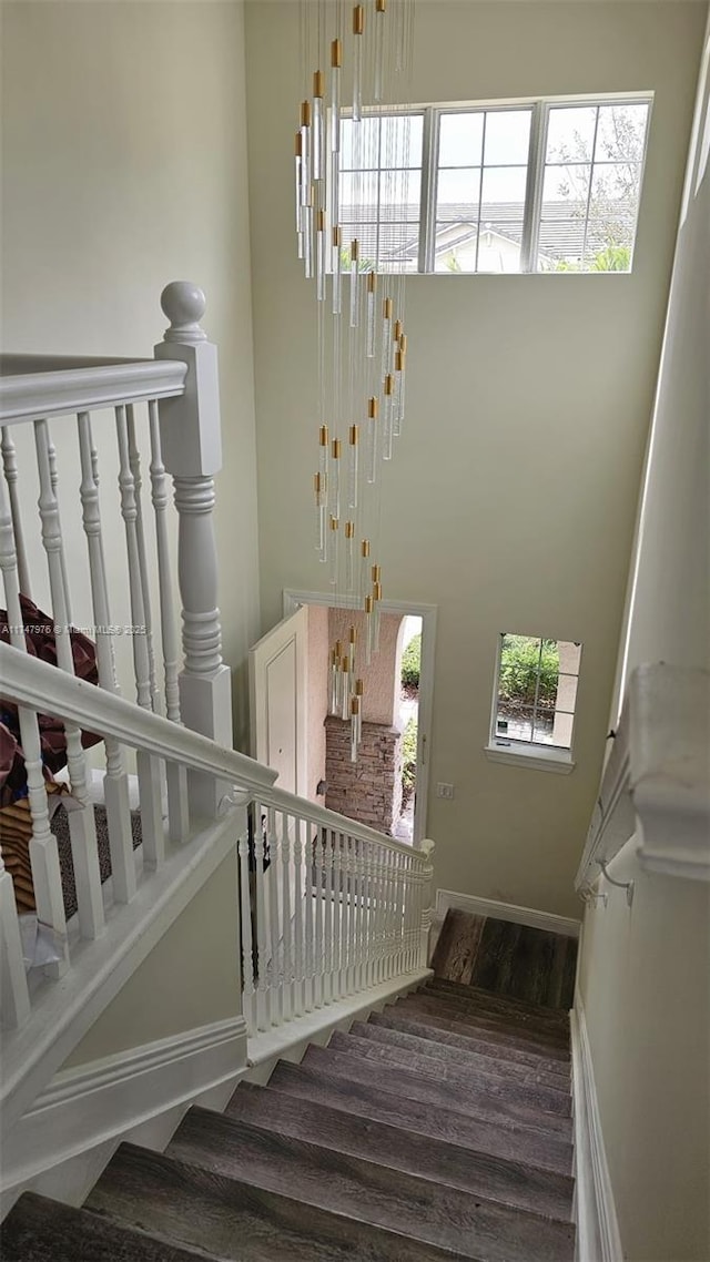 view of staircase