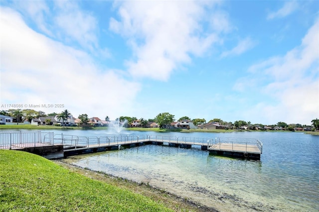 18224 Mediterranean Blvd Unit 5-17, Hialeah, FL 33015 - view of dock featuring a water view and a residential view