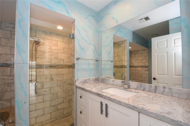 8639 Eagle Run Dr Unit 11, Boca Raton, FL 33434 - full bath featuring vanity and a stall shower