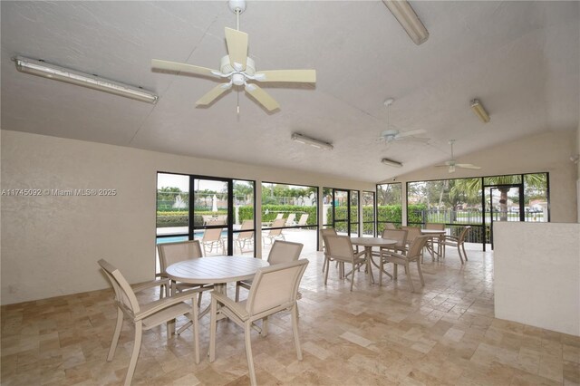 8639 Eagle Run Dr Unit 11, Boca Raton, FL 33434 - sunroom featuring lofted ceiling
