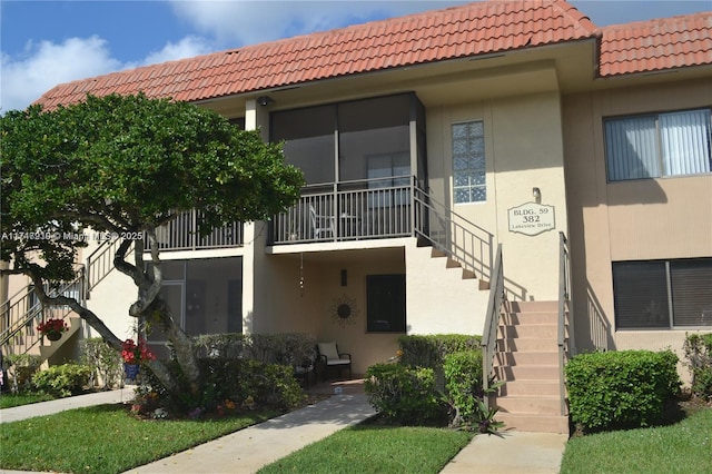 view of front of home