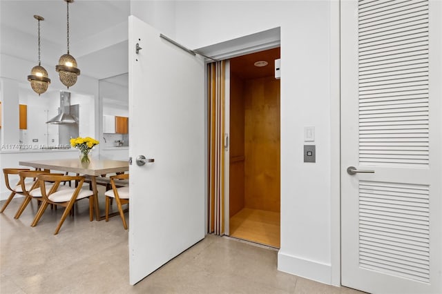 211 Water Way Unit 211, Miami Beach, FL 33141 - corridor with baseboards