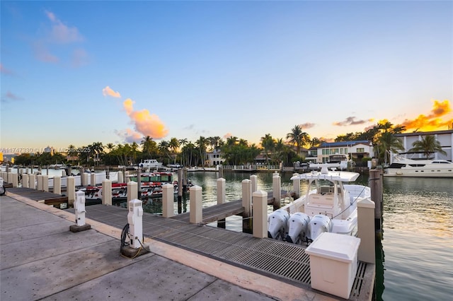 211 Water Way Unit 211, Miami Beach, FL 33141 - dock area with a water view