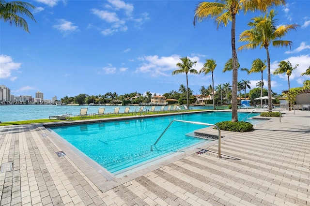 211 Water Way Unit 211, Miami Beach, FL 33141 - community pool featuring a patio area