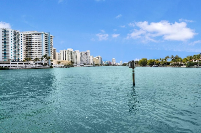 211 Water Way Unit 211, Miami Beach, FL 33141 - water view featuring a view of city