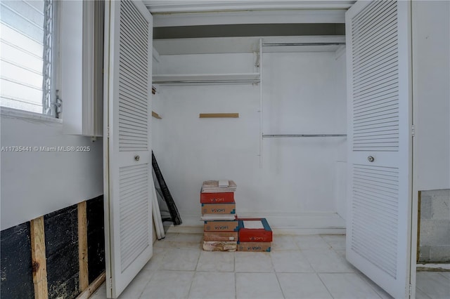view of closet
