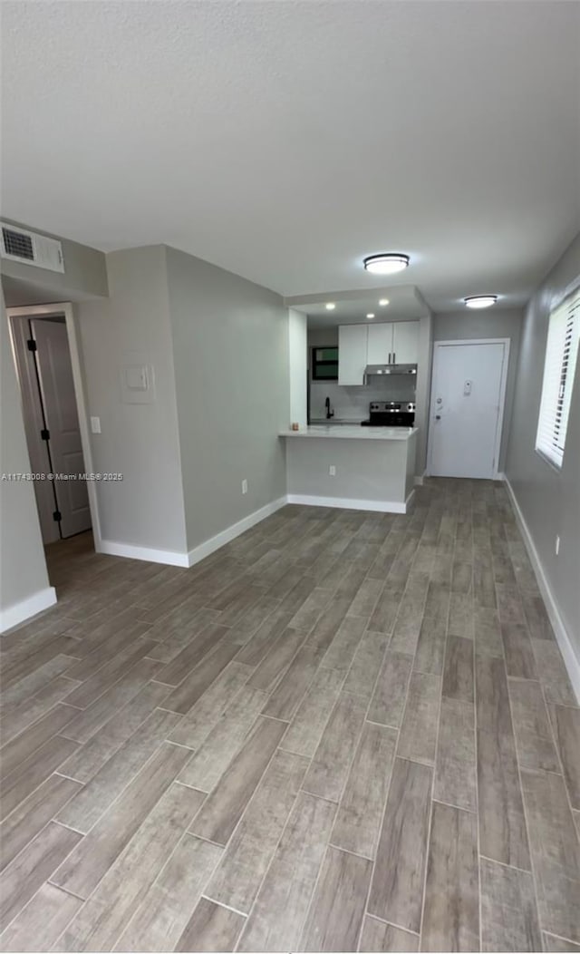 view of unfurnished living room