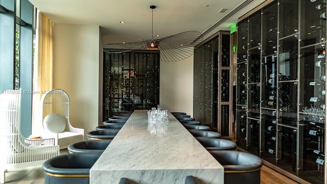650 NE 32nd St Unit 2105, Miami, FL 33137 - wine cellar with wood finished floors