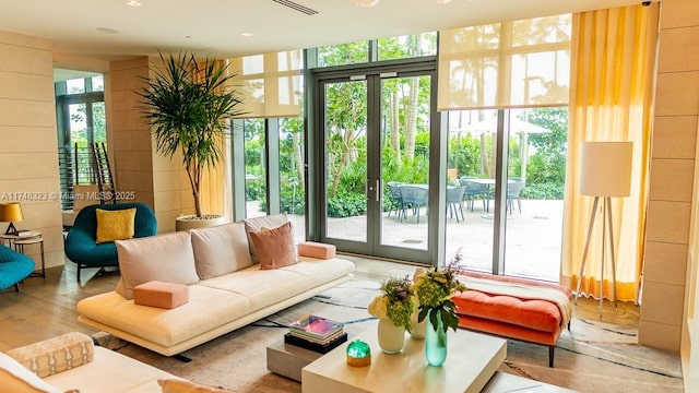 650 NE 32nd St Unit 2105, Miami, FL 33137 - lobby with a wall of windows