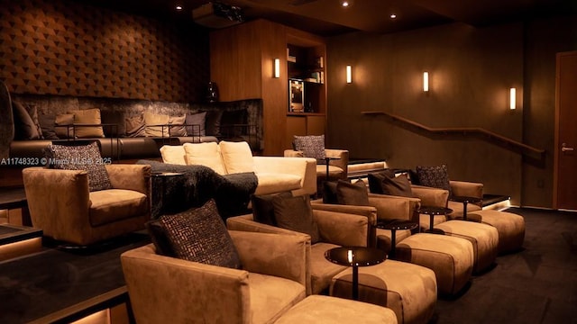 650 NE 32nd St Unit 2105, Miami, FL 33137 - view of carpeted cinema room