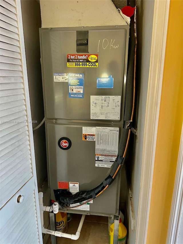 utilities featuring heating unit