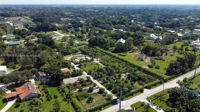 drone / aerial view featuring a residential view