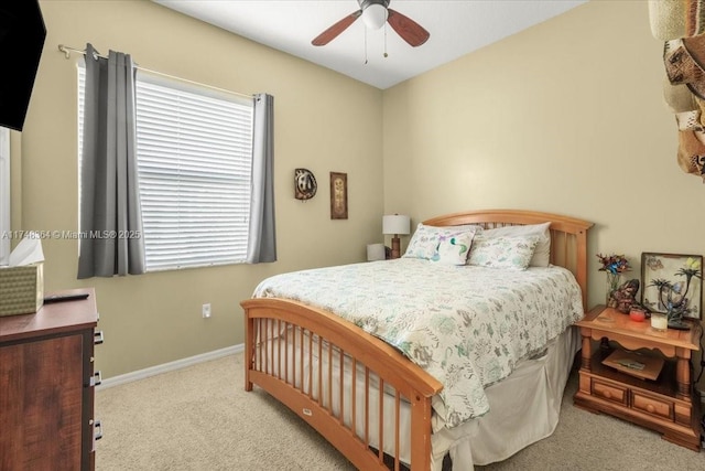 2813 Augusta Ln, Homestead, FL 33035 - bedroom featuring carpet floors and a ceiling fan