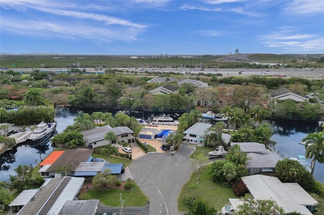 2637 Sugarloaf Ln, Fort Lauderdale, FL 33312 - bird's eye view featuring a water view and a residential view