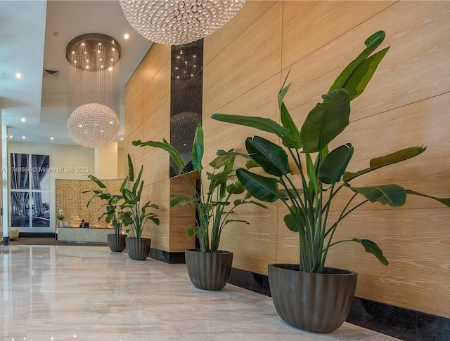 lobby featuring visible vents