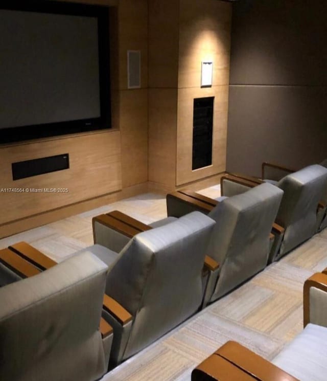home theater featuring visible vents