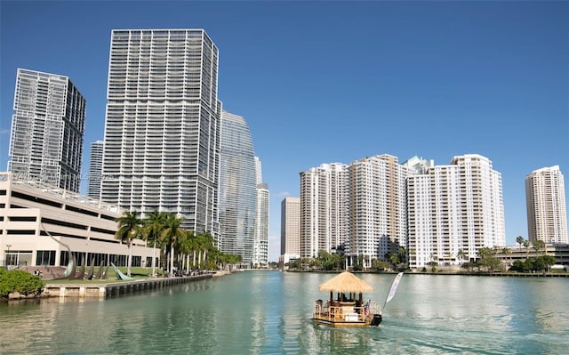 water view featuring a view of city