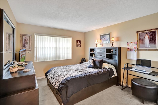 235 Kent N Unit 235, West Palm Beach, FL 33417 - carpeted bedroom featuring baseboards, a closet, and a textured ceiling