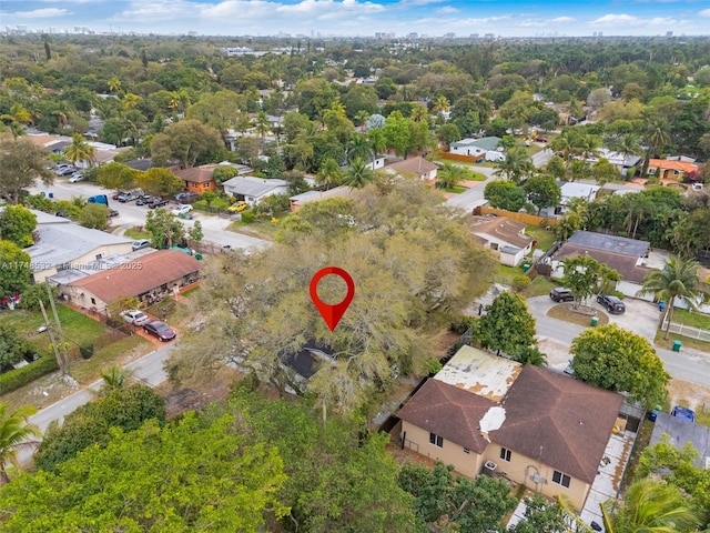 birds eye view of property featuring a residential view