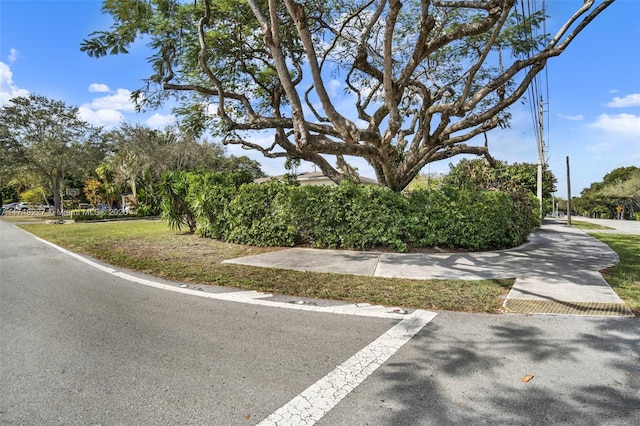 view of street featuring sidewalks