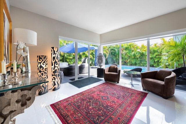 view of sitting room