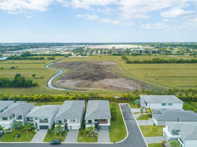 bird's eye view featuring a residential view