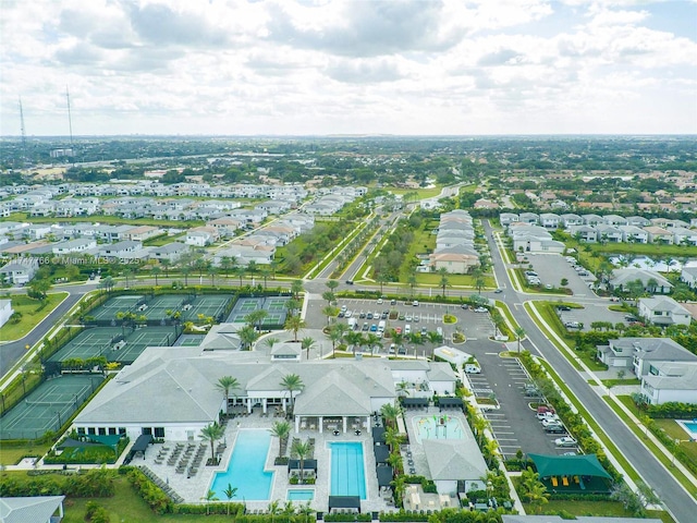 birds eye view of property featuring a residential view