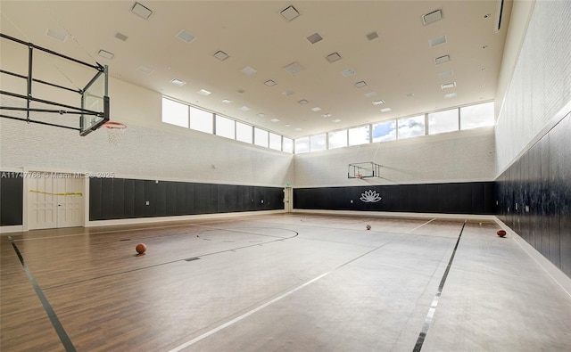 view of sport court featuring community basketball court