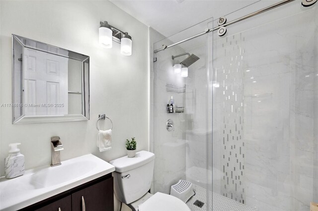 8851 SW 208th Ter, Cutler Bay, FL 33189 - full bath featuring vanity, toilet, and a stall shower
