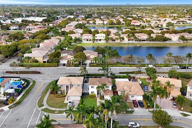 8851 SW 208th Ter, Cutler Bay, FL 33189 - drone / aerial view with a residential view and a water view