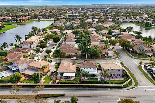8851 SW 208th Ter, Cutler Bay, FL 33189 - drone / aerial view featuring a water view and a residential view