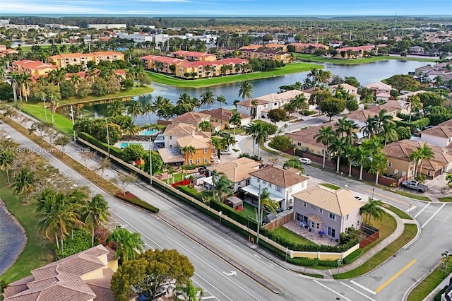 8851 SW 208th Ter, Cutler Bay, FL 33189 - aerial view featuring a water view and a residential view