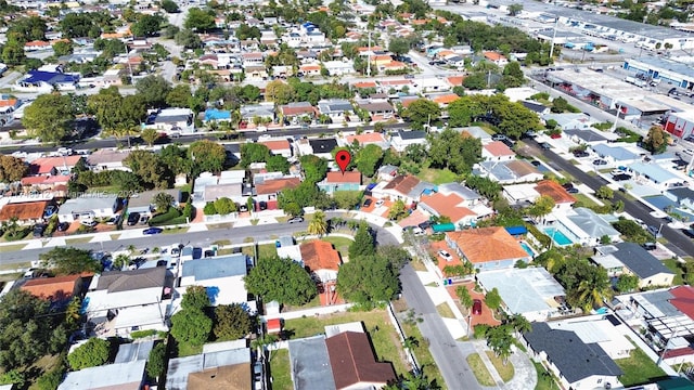 birds eye view of property featuring a residential view