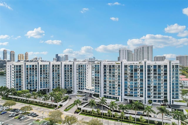 view of property with a view of city