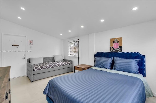 2510 NE 215th St, Miami, FL 33180 - bedroom featuring recessed lighting and lofted ceiling