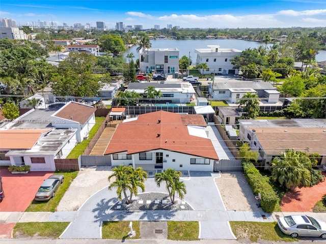 2510 NE 215th St, Miami, FL 33180 - birds eye view of property with a city view and a water view