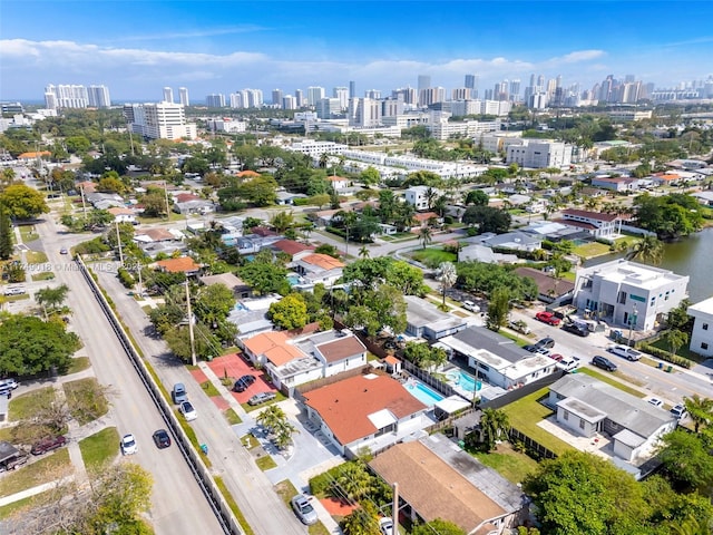 2510 NE 215th St, Miami, FL 33180 - birds eye view of property featuring a city view