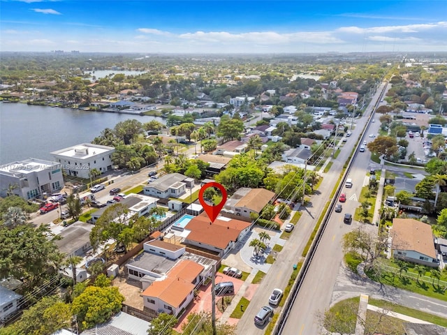 2510 NE 215th St, Miami, FL 33180 - drone / aerial view with a residential view and a water view
