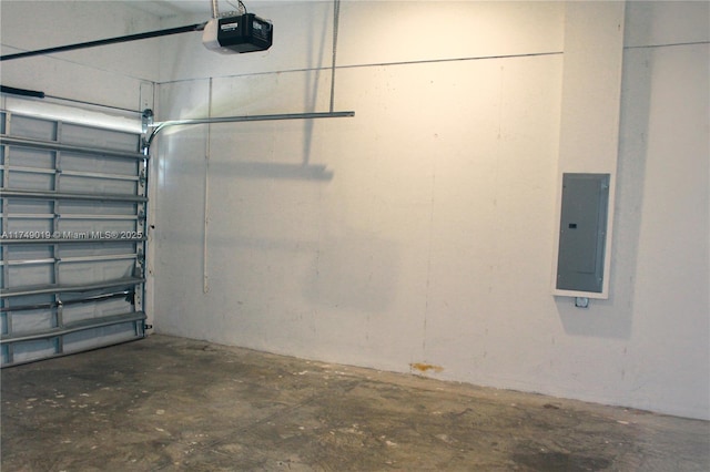 2915 65th St W, Lehigh Acres, FL 33971 - garage featuring a garage door opener and electric panel